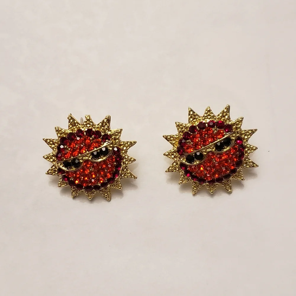 Earrings | Sun - Picture 3 of 5